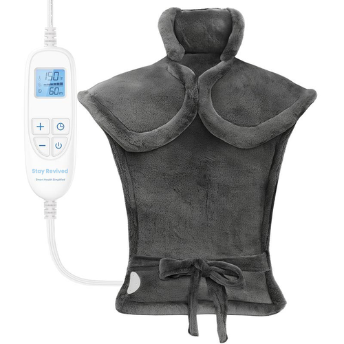 Stay Revived Electric Heating Pad for Back Neck Shoulders